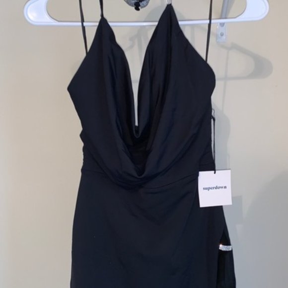 💥SEXY GLAM💥 Bandage Cut Out Rhinestone Detailed Dress - Picture 11 of 14